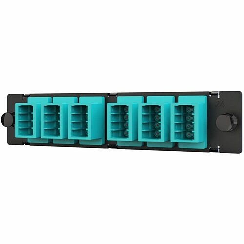 C2g OFP-AME48LC Patch Panels Ortronics Q-series Acclaim, Fiber Conversion Adapter Panels, 48 Fiber, Aqua - 48 Port(s) - Optical F Ofpame48lc 662875037910