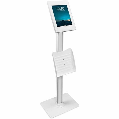 Mount-It MI-3770W_G10 Stands & Cabinets Mount-it! Anti-theft Tablet Kiosk With Document Holder For Ipad, Ipad Air, Ipad Pro - 10.20" To 11"  Mi3770wg10 810041738219
