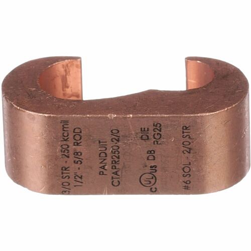 Panduit CTAPR250-250-L Shelf Mounting & Ground Kits Panduit Ctapr250-250-l Copper Compression Tap - 0.9"length X 0.9" Width Ctapr250250l 613056839779
