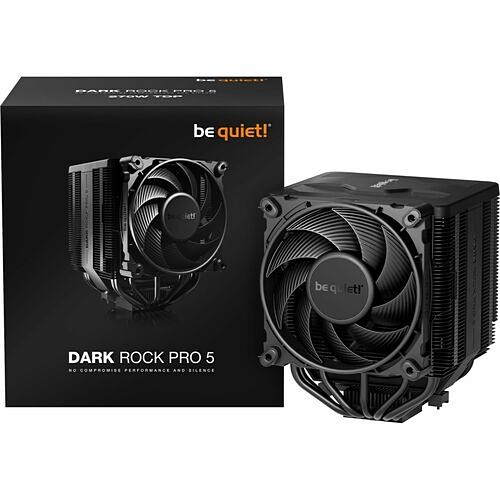 Be Quiet! BK036 Processor/Case Fans Be Quiet! Dark Rock Pro 5 Cooling Fan/heatsink - 4.72" Maximum Fan Diameter - 2000 Rpm - 4-pin Pwm - 