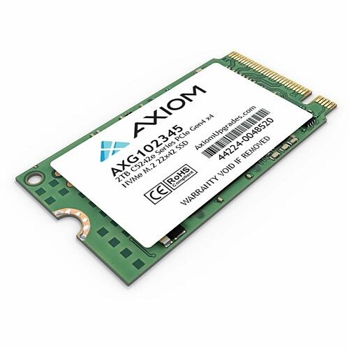 Axiom Memory AXG102345 Hard Drives 2tb C5242e Series Pcie Gen4 X4 Nvme M.2 - 2tb C5242e Series Pcie Gen4 X4 Nvme M.2 22x42 Ssd - 3d Nan 840177899706