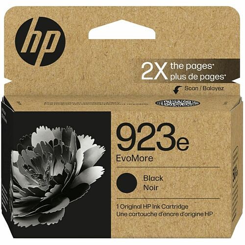 Hp 4K0T7LN Toners & Ink Cartridges 923e Evomore Black Original Ink Cartridge 196548610440