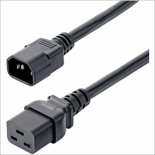 Startech PXTC14C19146 Power Cords Startech.com 6ft (1.8m) Heavy Duty Power Cord, C14 To C19, 15a 250v, 14awg, Pdu Power Cord, Server P 065030907040