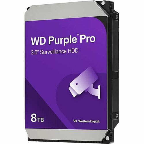 Western Digital WD8002PURP-20PK Hard Drives 20pk8tb Purple Pro Sata 256mb  3.5 - 3.5in (wd8002purp-20pk) Wd8002purp20pk 0718037896748