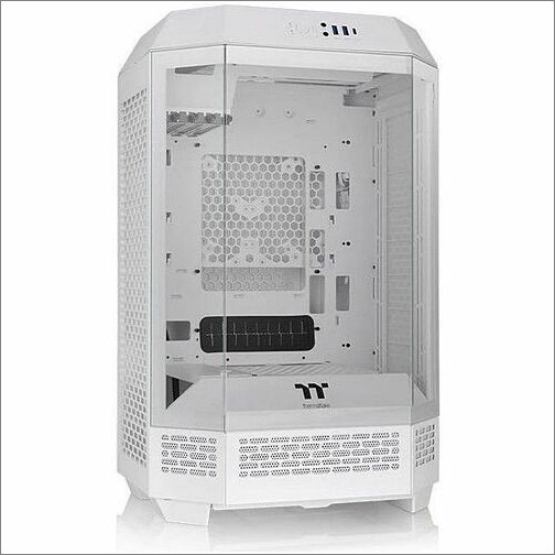 Thermaltake CA-1Y4-00S6WN-00 Computer Cases Thermaltake The Tower 300 Micro Tower Chassis - Micro Tower - Snow - Tempered Glass, Spcc - 3 X Bay  Ca1y400s6wn00 841163091074