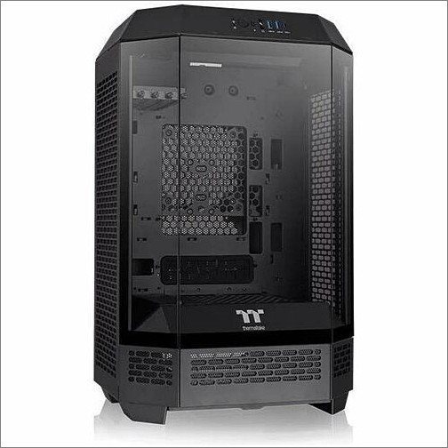 Thermaltake CA-1Y4-00S1WN-00 Computer Cases Thermaltake The Tower 300 Micro Tower Chassis - Micro Tower - Black - Tempered Glass, Spcc - 3 X Bay Ca1y400s1wn00 841163091067