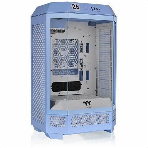 Thermaltake CA-1Y4-00SFWN-00 Computer Cases Thermaltake The Tower 300 Hydrangea Blue Micro Tower Chassis - Micro Tower - Hydrangea Blue - Temper Ca1y400sfwn00 841163091128