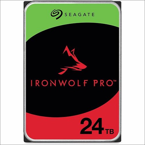 Seagate ST24000NT002 Hard Drives Seagate Ironwolf Pro St24000nt002 24 Tb Hard Drive - 3.5" Internal - Sata (sata/600) - Conventional  763649182253