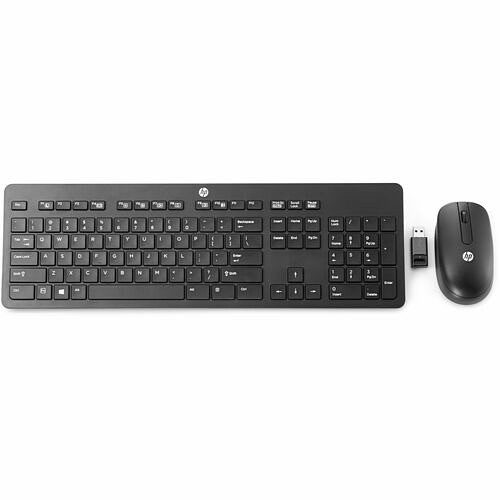 Hp T6L04AA#ABA Keyboard & Mouse Combos Hp Slim Wireless Keyboard And Mouse - Usb Wireless Rf - English, French - Usb Wireless Rf - Scroll W T6l04aaaba 