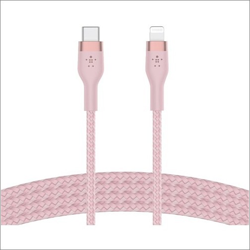 Belkin CAA011BT2MPK Cables Belkin Boostanduarr;charge Pro Flex Usb-c Cable With Lightning Connector - 6.56 Ft Lightning/usb-c Dat 745883832538