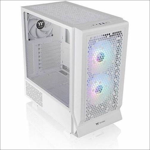 Thermaltake CA-1Y2-00M6WN-01 Computer Cases Thermaltake Ceres 330 Tg Argb Snow Mid Tower Chassis - Mid-tower - Snow - Spcc, Tempered Glass - 4 X Ca1y200m6wn01 841163089996