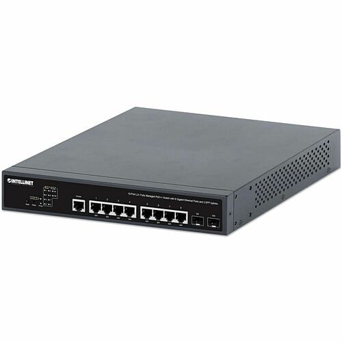 Manhattan 562003 Switches & Bridges Intellinet 10-port L2+ Fully Managed Poe++ Switch With 8 Gigabit Ethernet Ports And 2 Sfp Uplinks -  766623562003