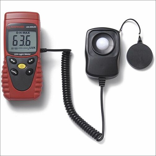 Fluke Networks LM-200LED Light Meters Amprobe Digital Led Light Meter, Silicon Photodiode And Filter - Led Mode(s) (lm-200led) Lm200led 0095969556897