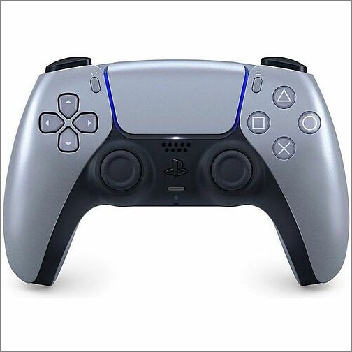 Sony 1000039941 Controllers (Gaming) Sony Dualsense Wireless Controller - Sterling Silver - Wireless, Cable - Bluetooth - Usb - Playstati 711719572701