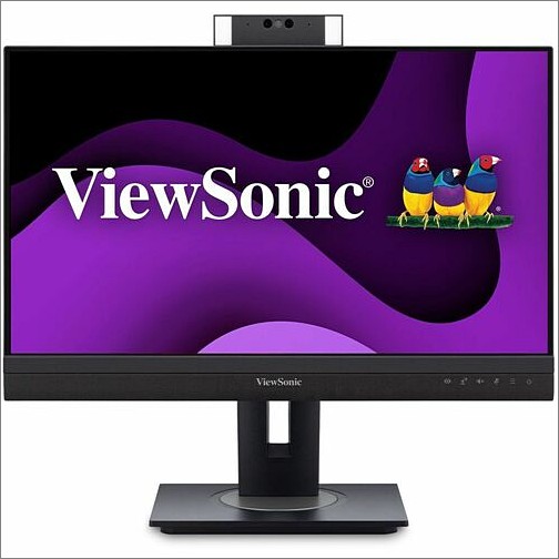 Viewsonic VG2457V Monitors Viewsonic Vg2457v 24 Inch 1080p Video Conference Docking Monitor With Windows Hello Compatible Ir We 766907024340