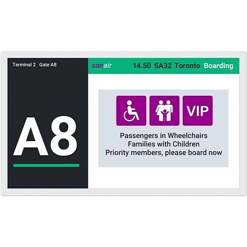 Sharp EP-C251 Digital Signage Systems Sharp Ep-c251 Digital Signage Display - 25.3" Lcd - Epaper - 8192 X 6144 - 16:9 - 8k Uhd - Usb - Wir Epc251 074000703254