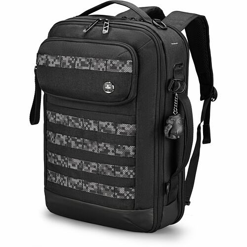 Swissdigital SD1649-01 Carrying Cases Swissdigital Design Berg Carrying Case (briefcase) For 16" Notebook, Tablet - Black - Cordura Body - Sd164901 810142330619