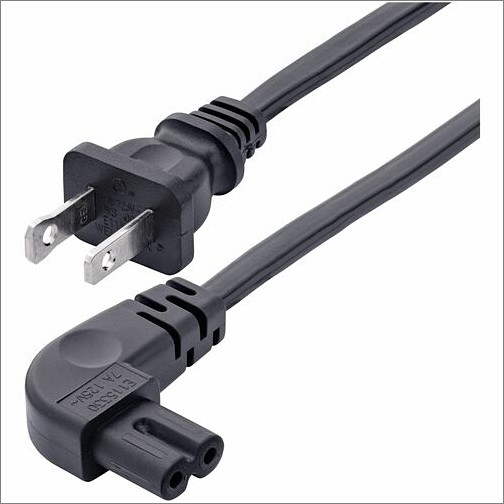 Startech PXT101NB-STRA-3F Power Cords Startech.com 3ft (1m) Laptop Power Cord, Nema 1-15p To Right Angle C7, 7a 125v, 18awg, Replacement L Pxt101nbstra3f 065030903615