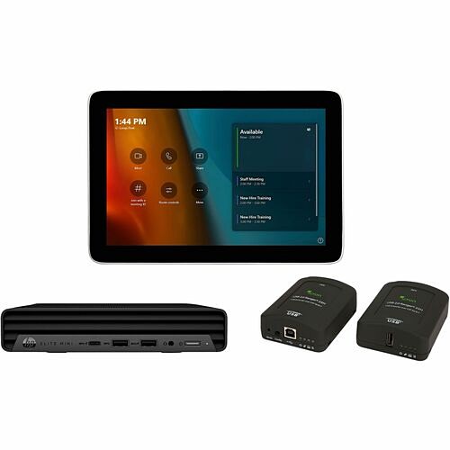 Hp 9J686AA Video Conference Equipment Poly Microsoft Teams Room Base Kit Hp Mini Pc With Gc8 Cat5e Extender (aba) - For Video Conferencing 197961689129