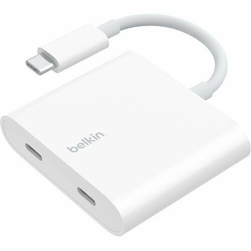 Belkin WCZ002BTWH Connector Adapters Belkin Connect Usb-c Data + Charge Adapter - 1 X Usb 3.2 (gen 2) Type C - Male - 1 X Usb Usb 3.2 (ge 745883854448