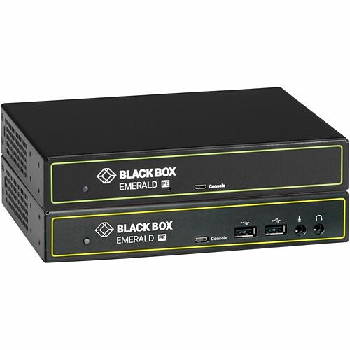 Black Box EMD2002PE-K-R2 KVM Consoles/Extenders Emeraldandreg; Pe Kvm-over-ip - Dvi-d, Usb 2.0, Audio, Poe, Dual Network Ports Rj45 And Sfp - 2 Comput Emd2002pekr2 822088284505