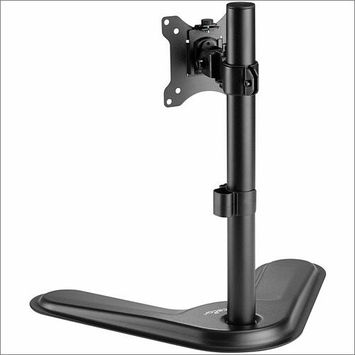 Rocstor Y10N002-B1 Mounting Kits Rocstor Ergoreach Mounting Pole For Monitor - Black - Landscape/portrait - Height Adjustable - 1 Dis Y10n002b1 810136920239