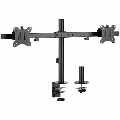 Rocstor Y10N005-B1 Mounting Kits Rocstor Ergoreach Desk Mount For Monitor, Display - Black - Landscape/portrait - Height Adjustable - Y10n005b1 810136920260