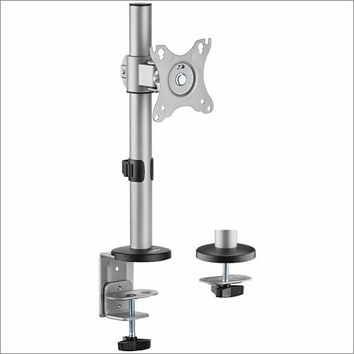 Rocstor Y10N018-S1 Mounting Kits Rocstor Ergoreach Desk Mount For Monitor, Display - Aluminum Silver - Landscape/portrait - Height Ad Y10n018s1 810136920383