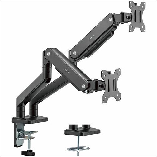 Rocstor Y10N013-B1 Mounting Kits Rocstor Ergoreach Mounting Arm For Led Display, Lcd Display, Monitor - Matt Black - Landscape/portra Y10n013b1 810136920345