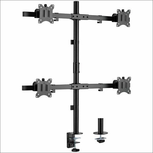Rocstor Y10N007-B1 Mounting Kits Rocstor Ergoreach Mounting Arm For Monitor, Lcd Display, Led Display - Black - Landscape/portrait -  Y10n007b1 810136920284