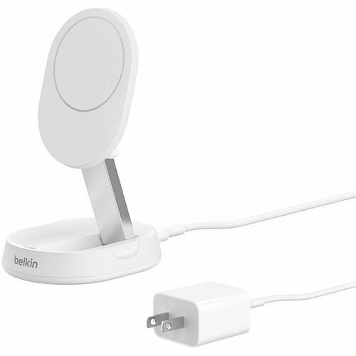 Belkin WIA008TTWH Chargers Belkin Boostcharge Pro Convertible Magnetic Wireless Charging Stand With Qi2 15w - For Qi2-enabled D BLKWIA008TTWH 745883868421