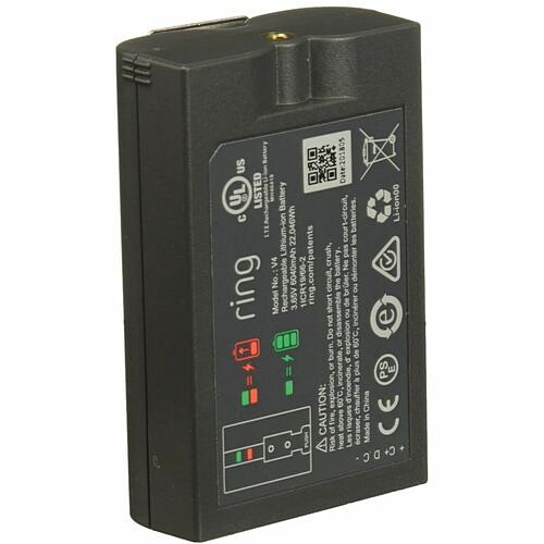 Ring B076JKHDQT Batteries Ring Quick Release Battery Pack - For Video Door Bell, Flashlight, Security Camera, Door Camera, Flo 842861100860