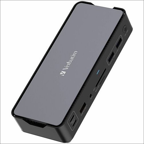 Verbatim 32171 Docking Stations Verbatim Usb-c Andtrade;pro Docking Station 15-in-1 - For Headset/speaker - Charging Capability - Memo 023942321712