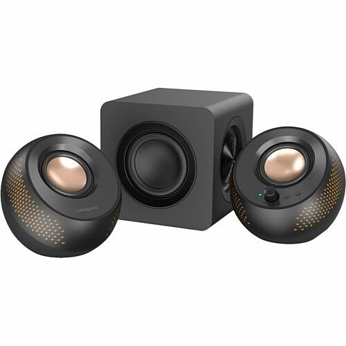 Creative Labs 51MF0495AA000 Multimedia Speakers Creative Pebble X Plus 2.1 Bluetooth Speaker System - 15 W Rms - Black - Desktop - 45 Hz To 20 Khz - 054651196162
