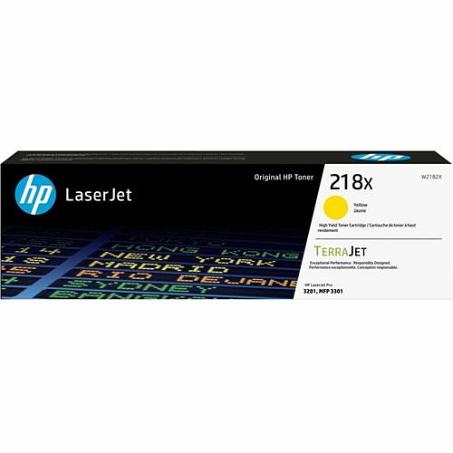 Hp W2182X Toners & Ink Cartridges 218x High Yield Yellow Original Laserjet Toner Cartridge, W2182x 195161016233