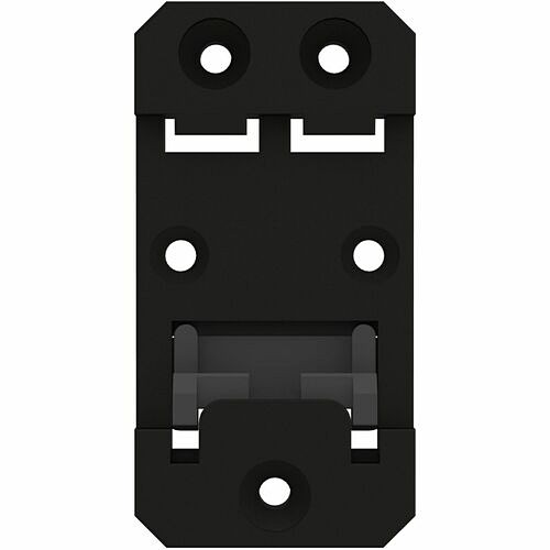 Panduit FWME1BL-DIN Mounting Kits Panduit Opticom Mounting Adapter For Enclosure, Din Rail - Black - 1 - Steel (fwme1bl-din) Fwme1bldin 