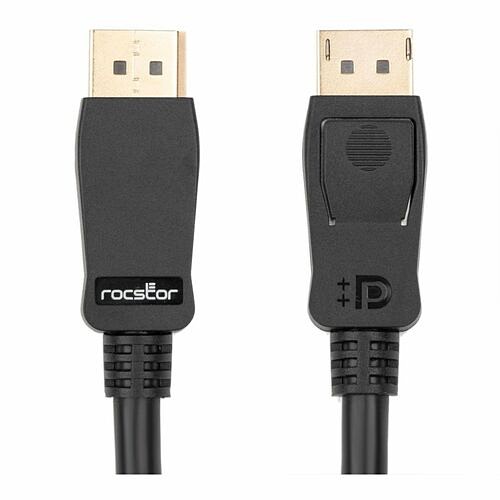 Rocstor Y10C759-B1 Cables Rocstor Displayport 1.4 Video Cable - 8k@60hz - 20 Ft Displayport A/v Cable For Audio/video Device,  Y10c759b1 810136920567