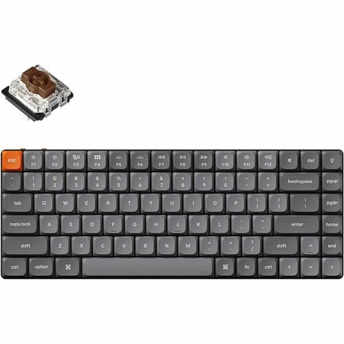 Keychron K3M-H3 Keyboards & Keypads Keychron Kb K3m-h3 K3 Max Qmk Via Wl Custom Gateron Low-profile Brown Rgb Rtl K3mh3 