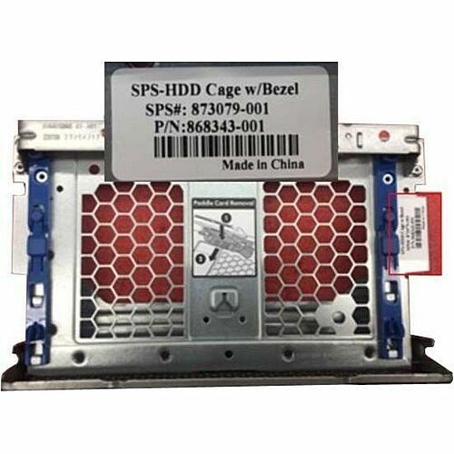 Hp 873079-001 Drive Cabinets Hp Hard Drive Cage With Bezel  Case - For Synergy 480 Gen10 (873079-001) 873079001 