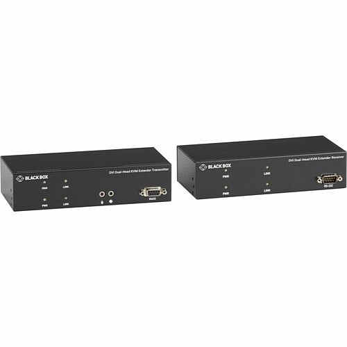 Black Box KVXLCF-200-SFPBN1-R2 KVM Consoles/Extenders Black Box Kvx Series Kvm Extender Kit Over Fiber - Dvi-d, Usb 2.0, Serial, Audio, Local Video - 1804 Kvxlcf200sfpbn1r2 