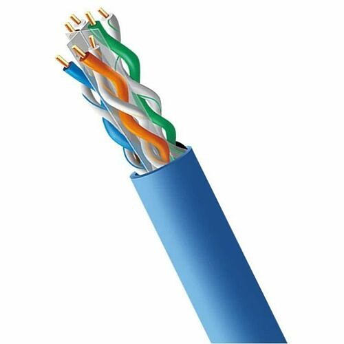 4xem 4XCAT61000RBL Cables 4xem 1000ft Cat6 Pure Copper Riser Bulk Cable - Blue - 1000 Ft Category 6 Network Cable For Network  841567004670