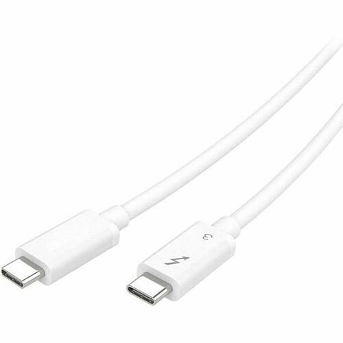 4xem 4XTB320G100CMW Cables 4xem 20gbps 3ft/1m Thunderbolt 3 White Cable - 3 Ft Thunderbolt 3/usb-c Data Transfer Cable For Moni 841567004809