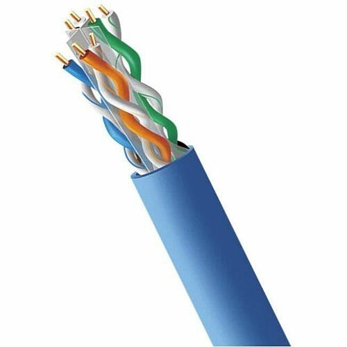 4xem 4XCAT61000PBL Cables 1000ft Cat6 Cable Plenum Cmp - Solid Wire Network Rj45 Spool Blue (4xcat61000pbl) 841567004700