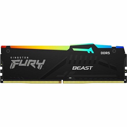 Kingston KF560C30BBEAK2-32 Memory/RAM Kingston Fury Beast 32gb (2 X 16gb) Ddr5 Sdram Memory Kit - 32 Gb (2 X 16gb) - Rgb - Ddr5-6000/pc5-4 Kf560c30bbeak232 740617342895