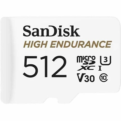 Sandisk SDSQQNR-512G-GN6IA Memory Cards Sandisk High Endurance Sdsqqnr-512g-gn6ia 512 Gb Class 10/uhs-i (u3) V30 Microsdxc - 1 Pack - 100 Mb Sdsqqnr512ggn6ia 619659205003