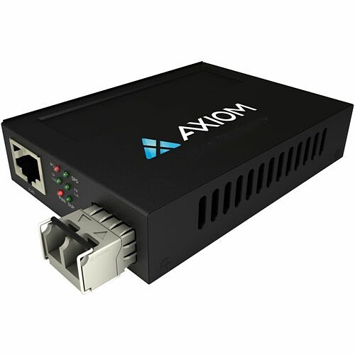 Axiom Memory AXG102645 Transceivers/Media Converters Axiom Transceiver/media Converter - Network (rj-45) - 1x Poe (rj-45) Ports - 1 X Lc Ports - Multi-mo 198105010960