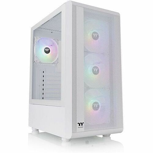 Thermaltake CA-1X2-00M6WN-01 Computer Cases S200 Plus Tg Argb Mid Tower Chassis Ca1x200m6wn01 841163087763