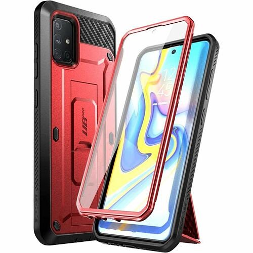 I-Blason GXYA515GUBPSPRY Carrying Cases Sup Unicorn Beetle Pro Rugged Carrying Case (holster) Samsung Galaxy A51 5g Smartphone - Metallic Re 843439135772