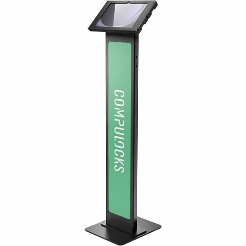 Maclocks 140B11GAPX9B Miscellaneous Kits Galaxy Tab A9+ Apex Enclosure Brandable Floor Stand Black (140b11gapx9b) 810157340375