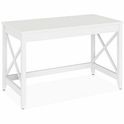 Alera WSF4824WT Tables & Desks Farmhouse Writing Desk, 47.24" X 23.62" X 29.53" , White ALEWSF4824WT 